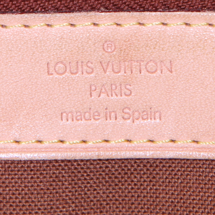 Borsa a tracolla Louis Vuitton Messenger in tela monogram marrone - Detail D3