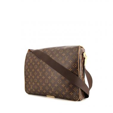 Bolso bandolera Louis Vuitton Messenger en lona Monogram marrón