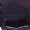 Lanvin shopping bag in black leather - Detail D2 thumbnail