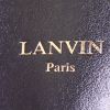 Lanvin shopping bag in black leather - Detail D3 thumbnail