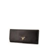 Prada wallet in black leather saffiano - 00pp thumbnail