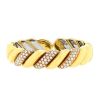 Bracciale a cerchio Van Cleef & Arpels in oro giallo e diamanti - 00pp thumbnail