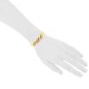 Van Cleef & Arpels bangle in yellow gold and diamonds - Detail D1 thumbnail