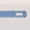 Portafogli Hermès Kelly wallet in pelle Epsom blu - Detail D4 thumbnail