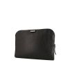 Burberry briefcase in black grained leather - 00pp thumbnail
