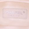 Chanel East West bag worn on the shoulder or carried in the hand in beige quilted leather and black piping - Detail D4 thumbnail