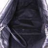 Bolso de mano Saint Laurent Teddy Pochon en cuero negro - Detail D2 thumbnail