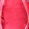 Saint Laurent Duffle shoulder bag in red leather - Detail D2 thumbnail