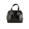 Saint Laurent handbag in black patent leather - 360 thumbnail