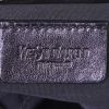 Bolso de mano Saint Laurent en charol negro - Detail D3 thumbnail
