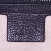 Gucci Bamboo large model handbag in blue grained leather - Detail D3 thumbnail