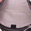 Gucci Jackie handbag in black canvas and black leather - Detail D2 thumbnail