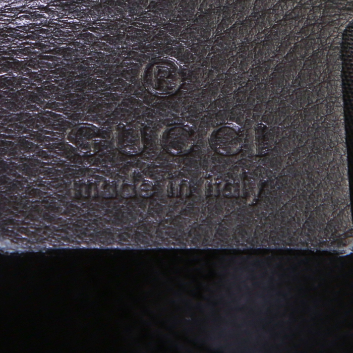 Gucci handbag in red and black canvas - Detail D3