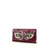 Borsa/pochette Gucci in pitone viola con decoro di animali - 00pp thumbnail