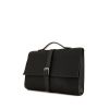 Hermès Étrivière business briefcase in black togo leather - 00pp thumbnail