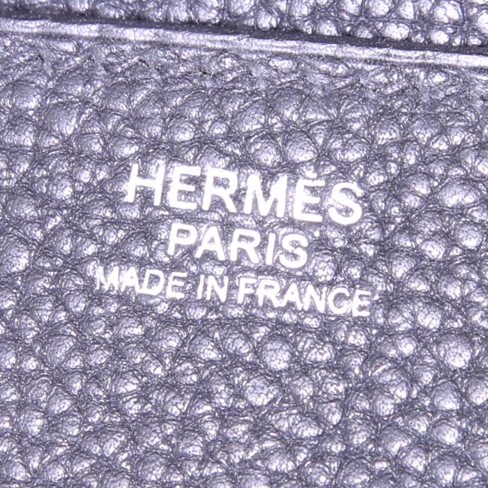 Borsa portadocumenti Hermès Étrivière business in pelle togo nera - Detail D3