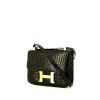 Hermes Constance handbag in black niloticus crocodile - 00pp thumbnail