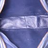 Chanel Vintage handbag in blue quilted leather - Detail D2 thumbnail