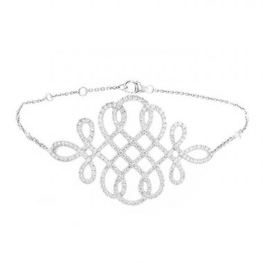 Messika Eden bracelet in white gold and diamonds