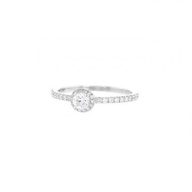 Bague solitaire Messika Joy en or blanc et diamants