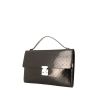 Bolsito de mano Louis Vuitton en charol Monogram negro - 00pp thumbnail