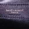 Saint Laurent Loulou small model handbag in black chevron quilted leather - Detail D4 thumbnail