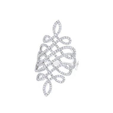 Anello Messika Promess in oro bianco e diamanti