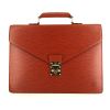 Porta-documentos Louis Vuitton Ambassadeur en cuero Epi marrón - 360 thumbnail