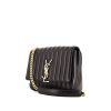 Bolso bandolera Saint Laurent Vicky modelo mediano en cuero negro - 00pp thumbnail