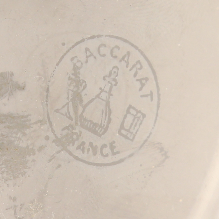 Baccarat, box in crystal, ebony and horn, from the 1940’s, signed - Detail D2