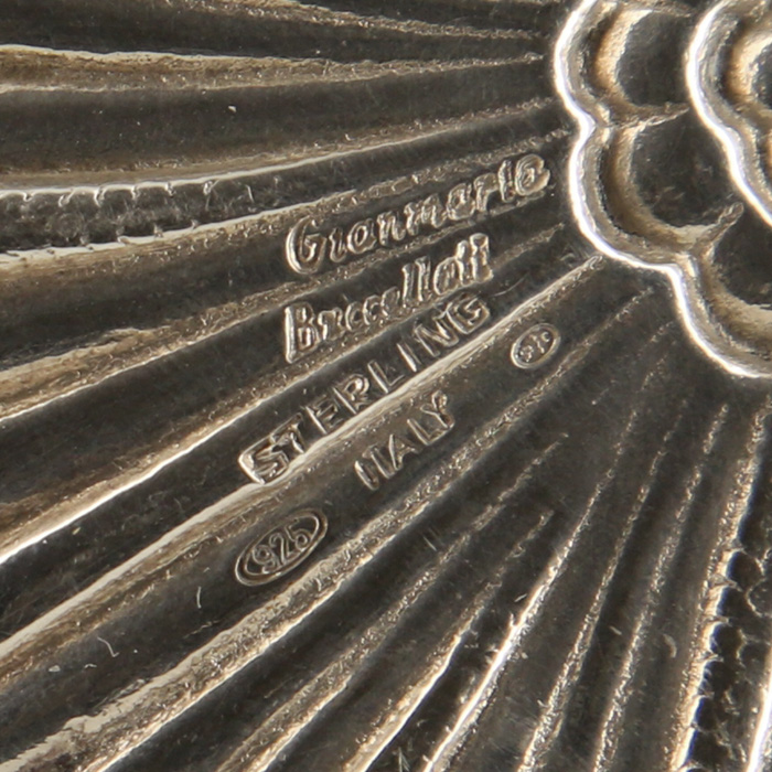 Gianmaria Buccellati, petite coupelle "Fleur de lotus" de la collection "Fioreargento" en argent sterling 925, signée - Detail D3