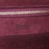 Celine Cabas shopping bag in burgundy leather - Detail D3 thumbnail