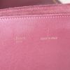 Celine Cabas shopping bag in burgundy leather - Detail D4 thumbnail
