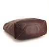 Celine Cabas shopping bag in burgundy leather - Detail D5 thumbnail