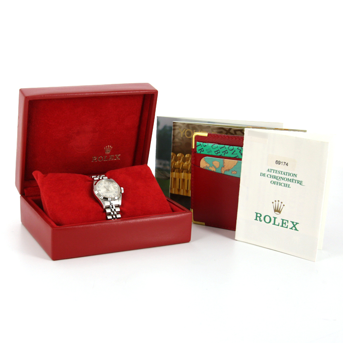 Reloj Rolex Datejust Lady de acero Ref :  69174 Circa  1998 - Detail D2