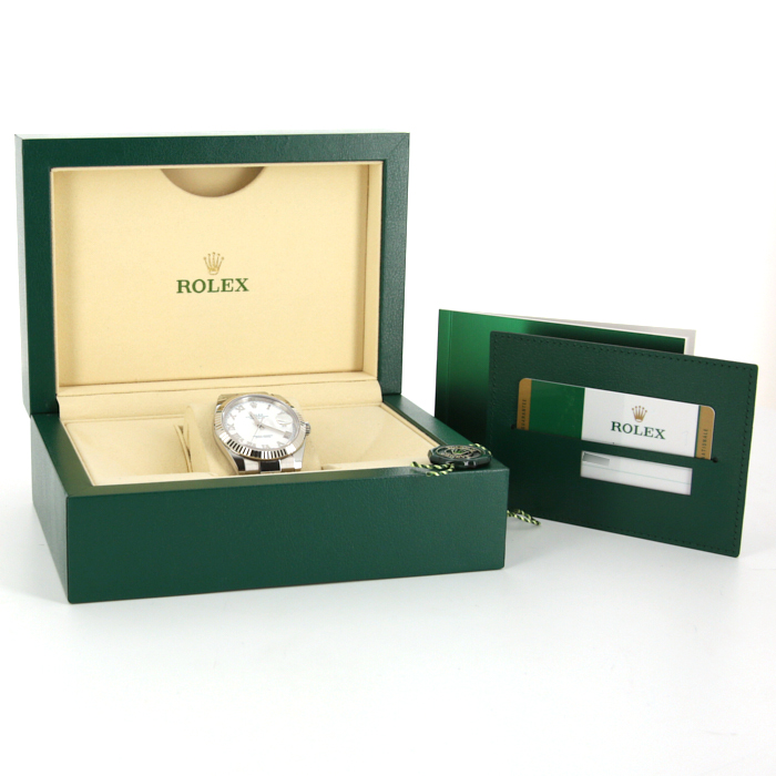Montre Rolex Datejust 41 en acier et or blanc Ref : 126334 Vers 2019 - Detail D2