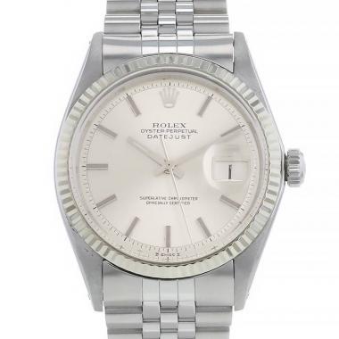 Montre Rolex Datejust en acier et or blanc Ref :  1601 Vers  1970