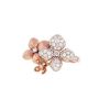 Sortija Chaumet Hortensia Astres en oro rosa y diamantes - 00pp thumbnail