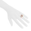 Chaumet Hortensia Astres ring in pink gold and diamonds - Detail D1 thumbnail