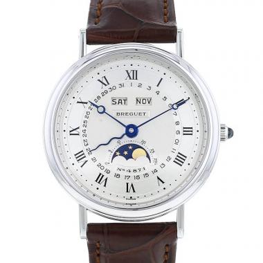 Breguet Classic Complications watch in white gold Circa  1990