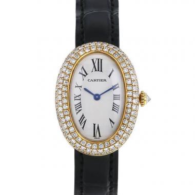 Orologio Cartier Baignoire Joaillerie in oro giallo e diamanti Ref :  1954