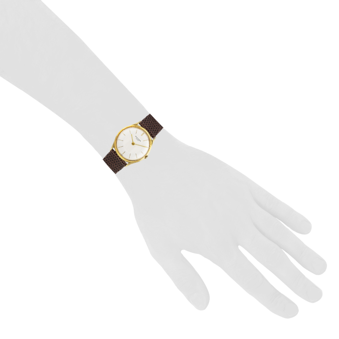 Patek Philippe Calatrava watch in yellow gold Ref:  2507 Circa  1954 - Detail D1