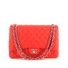 Bolso bandolera Chanel Timeless Maxi Jumbo en cuero acolchado rojo - 360 thumbnail