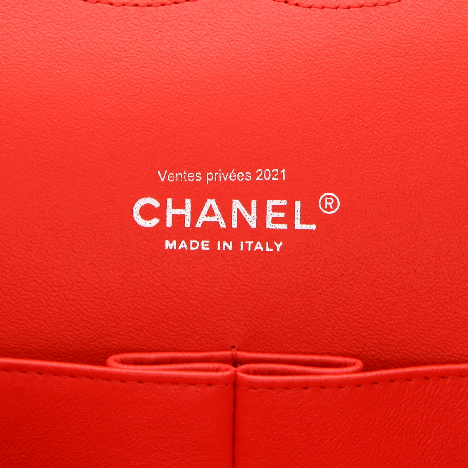 Borsa a tracolla Chanel Timeless Maxi Jumbo in pelle trapuntata rossa - Detail D2