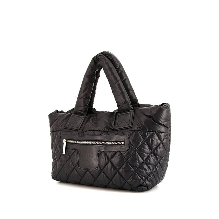 Chanel Coco Cocoon Handbag in Black Quilted Canvas