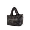 Chanel Coco Cocoon handbag in black quilted canvas - 00pp thumbnail