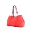 Hermes Garden Party shopping bag in azalea pink canvas and azalea pink togo leather - 00pp thumbnail
