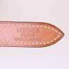 Shoulder bag Hermès Silk City in varnished pink silk and gold Barenia leather - Detail D3 thumbnail