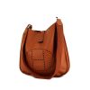 Hermes Evelyne size XL shoulder bag in gold epsom leather - 00pp thumbnail