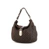 Louis Vuitton Romance handbag in brown and beige monogram canvas Idylle and brown leather - 00pp thumbnail